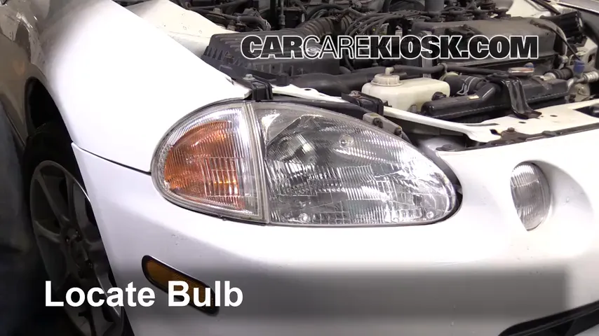 1994 Honda Civic del Sol S 1.5L 4 Cyl. Lights Headlight (replace bulb)